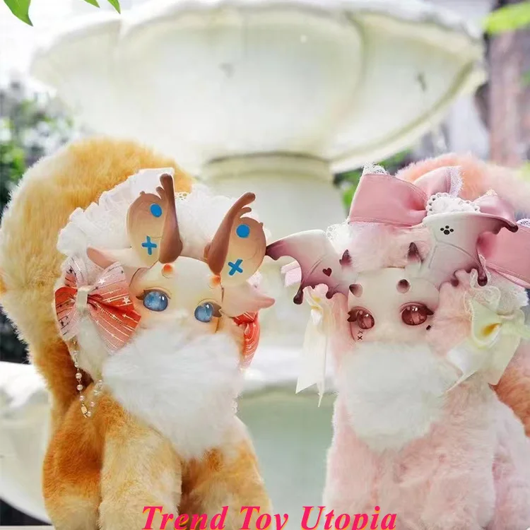 Genuine Dot Dot Dot Rabbit Rabbit Dragon II Hand Puppet Imagination Creature Magic School Series Trendy Toys Plush Blind Box 