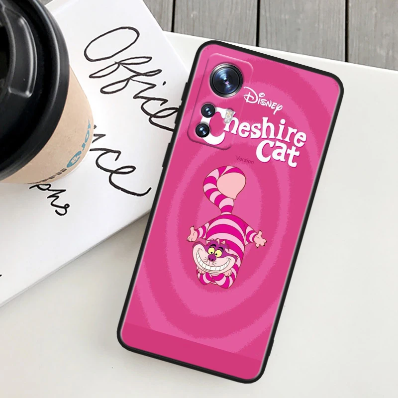 Disney Alice Wonderland For Xiaomi Mi 13 12T 12S 12X 11i 11X 11T Play HyperCharge Lite Ultra Pro Black Soft Phone Case