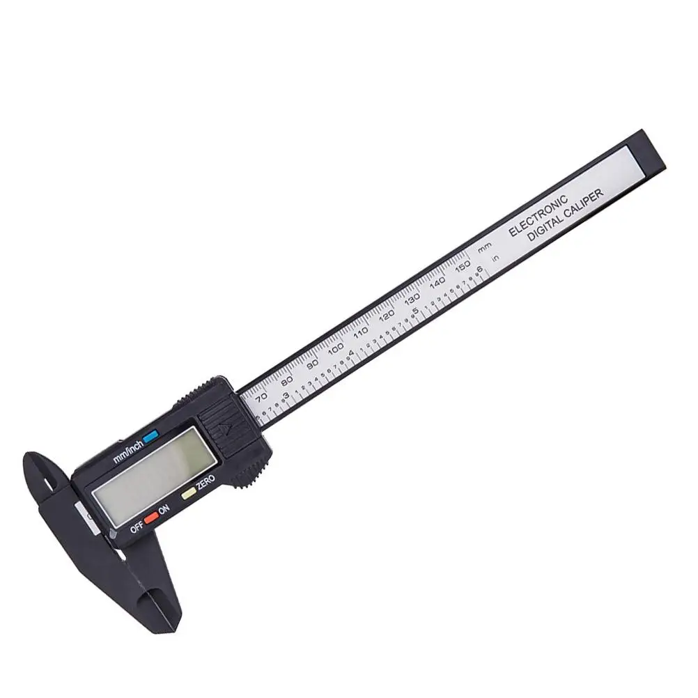 

Digital Caliper 0 150mm LCD Display Measuring Tool for Bike Repair Clear Large Numbers Professional Home Use