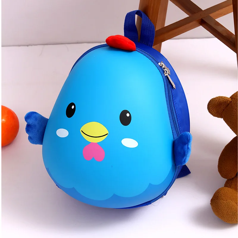 Kindergarten Boys And Girls Cute Cartoon Hard Shell Schoolbag 2-5 Years Old Children\'s Double Shoulder Eggshell Backpack