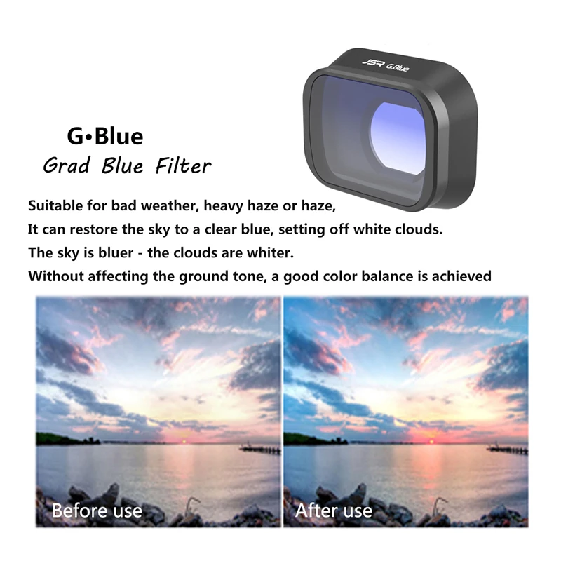 DJI Mini 3 PRO Drone طقم فلتر عدسة الكاميرا Gimbal ، تعتيم متدرج ، ملحقات رمادي أحمر أزرق وأصفر ، GND 8 16