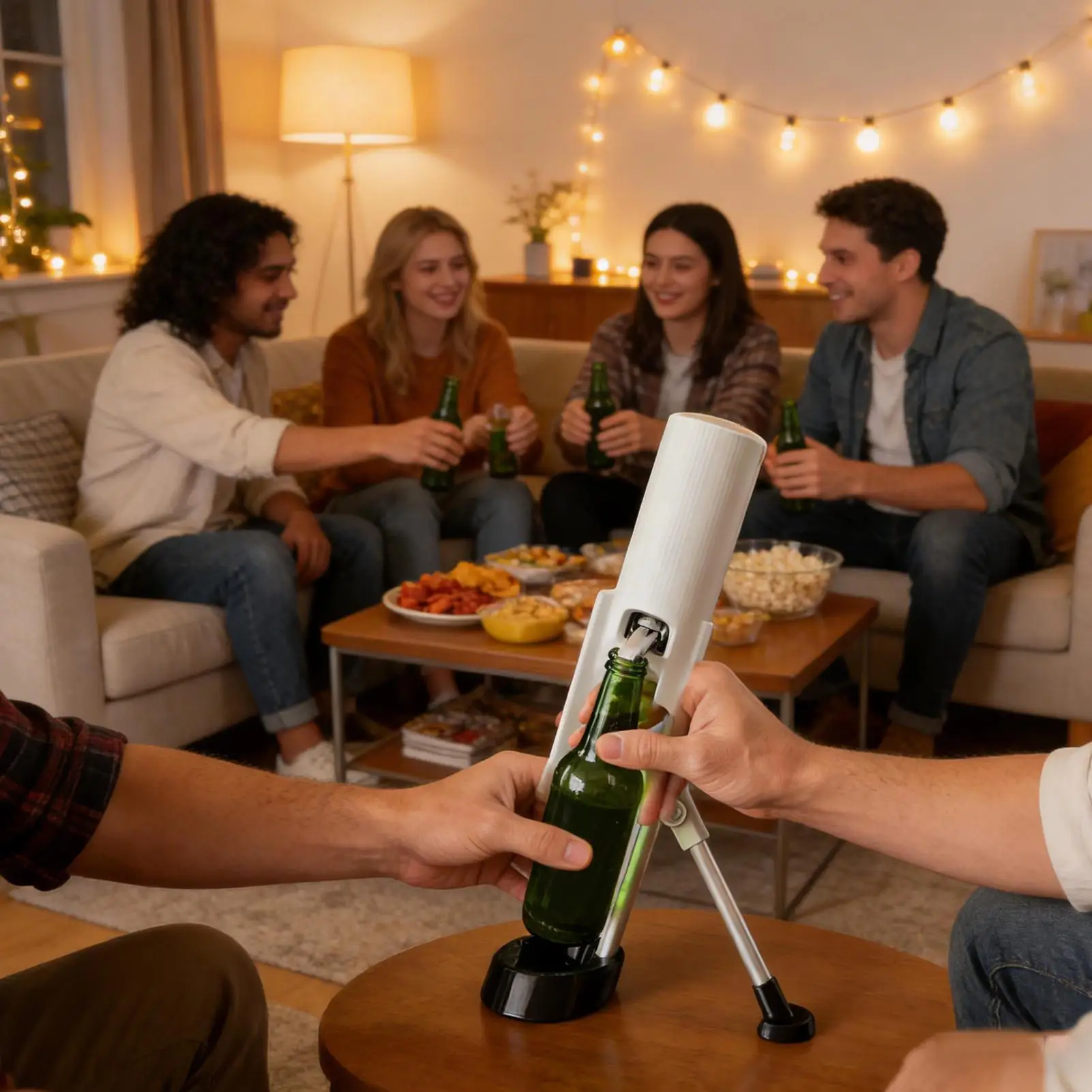 

Automatic Wine Opener Push Down Automatic Opener For Bear Cap Household Bottle Opening Tool For Camping Bar Kitchen Catering