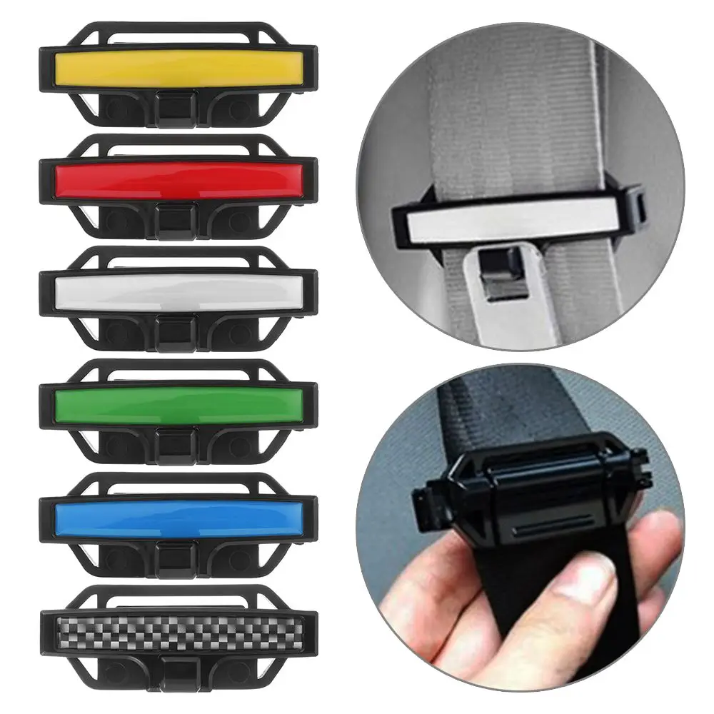 Truck Van Improves Comfort Adjustment Lock Extension Belt Safety Adjuster Clip Car Seat  Seatbelt Stopper  Clamp Buckle