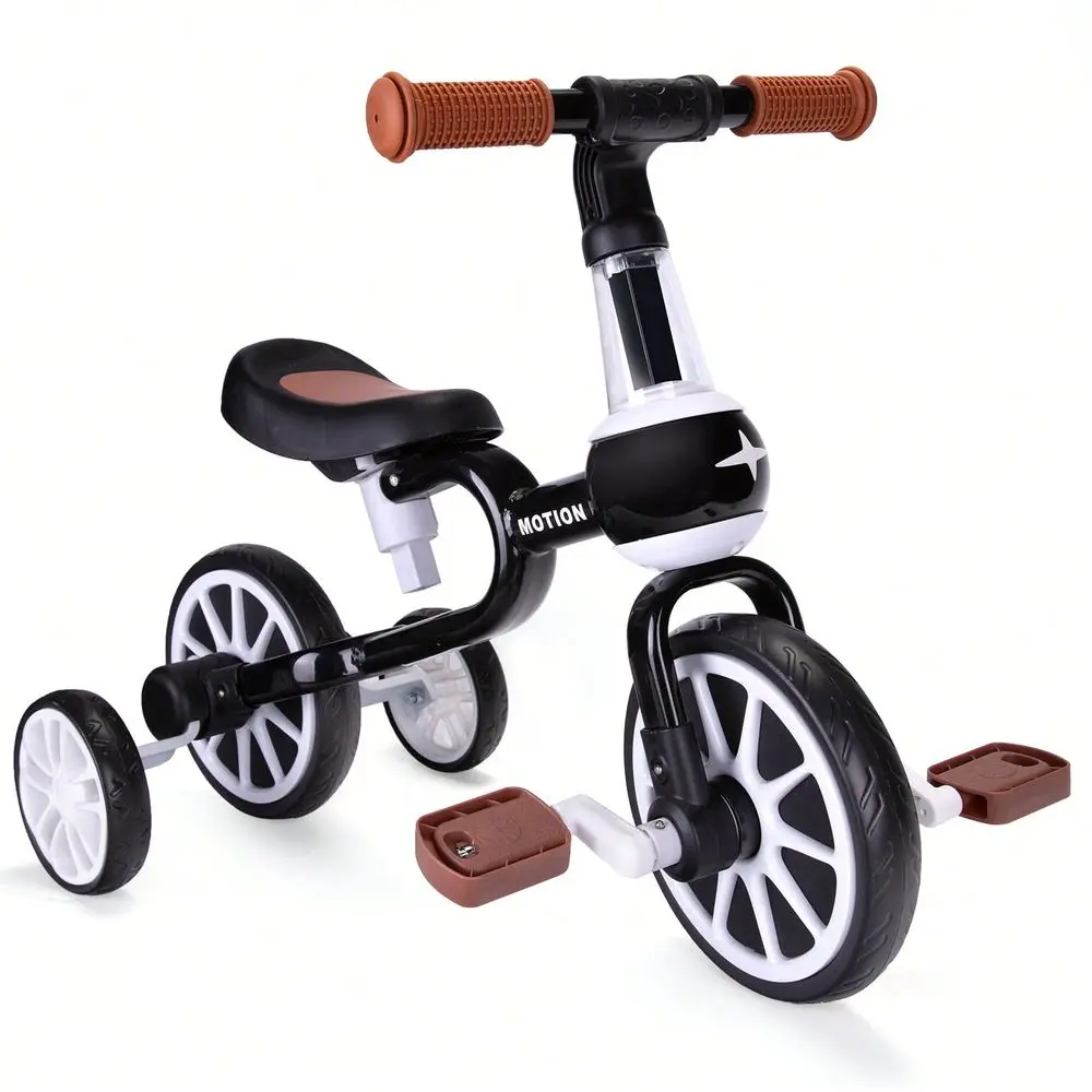 

Kids Tricycle With Push Handle, Convertible Toddler Trike Balance Bike, Adjustable Baby RideOn For Boys Girls Ages 24, Perfect