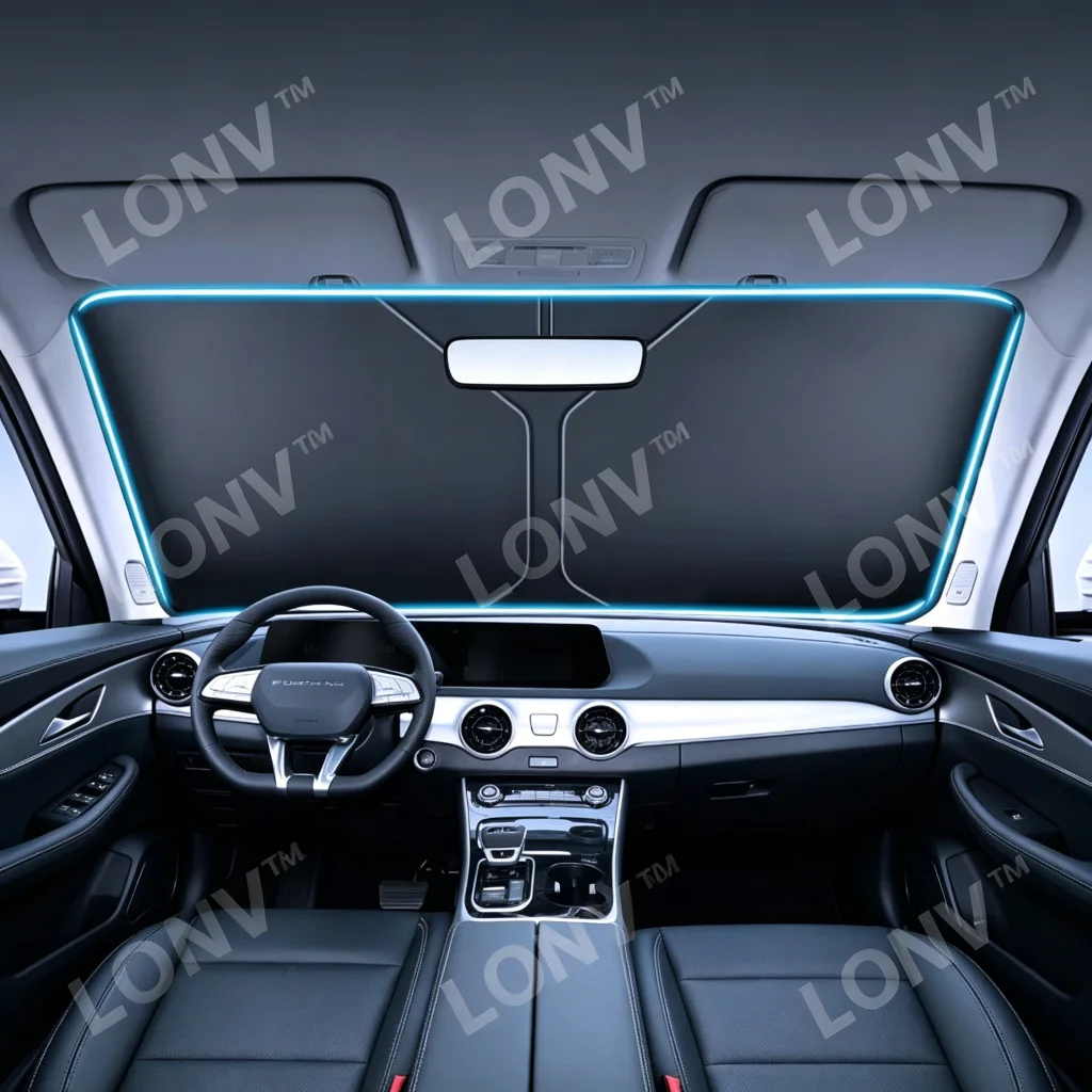 For Forthing T5 EVO Cirelli 5 EVO 6 2026 2027 2025 Car Sunshade Front Windshield Shade Cover Car Heat Insulation Accessories