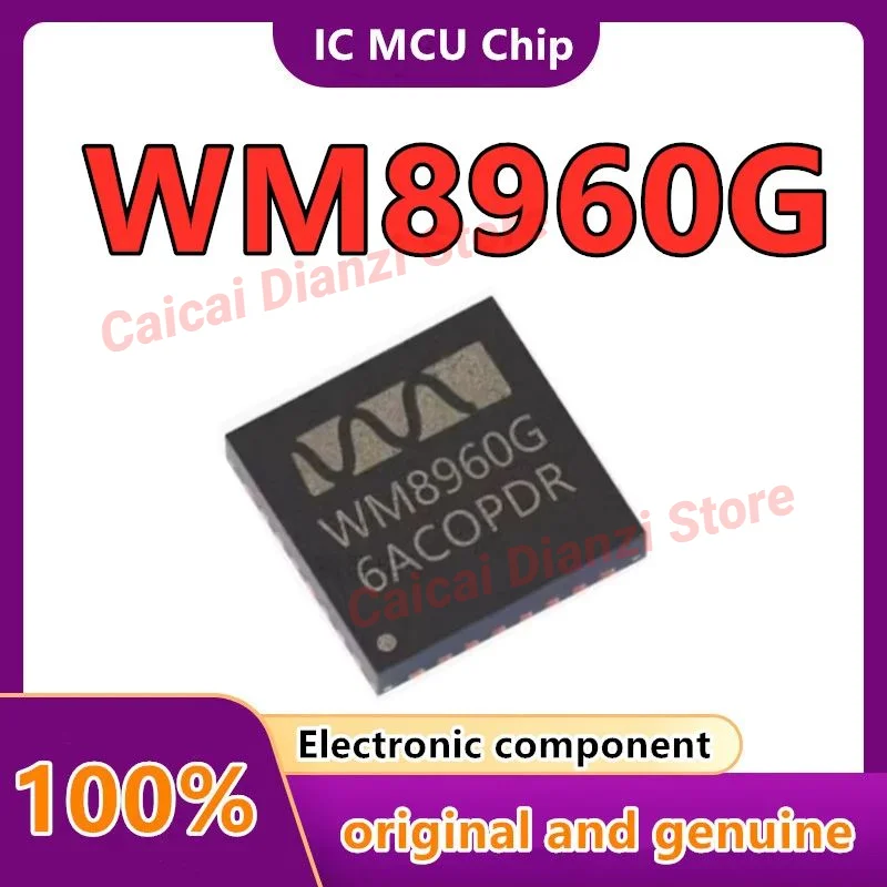 

10pcs/lot WM8960G Stereo power amplifier decoder New and original