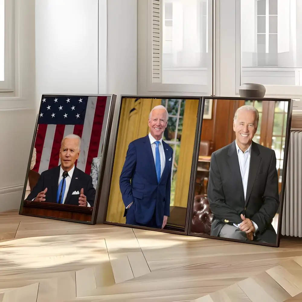 Public Figure B-Biden Poster Distinct Home Decor Concepts Chic Indoor Art Pieces