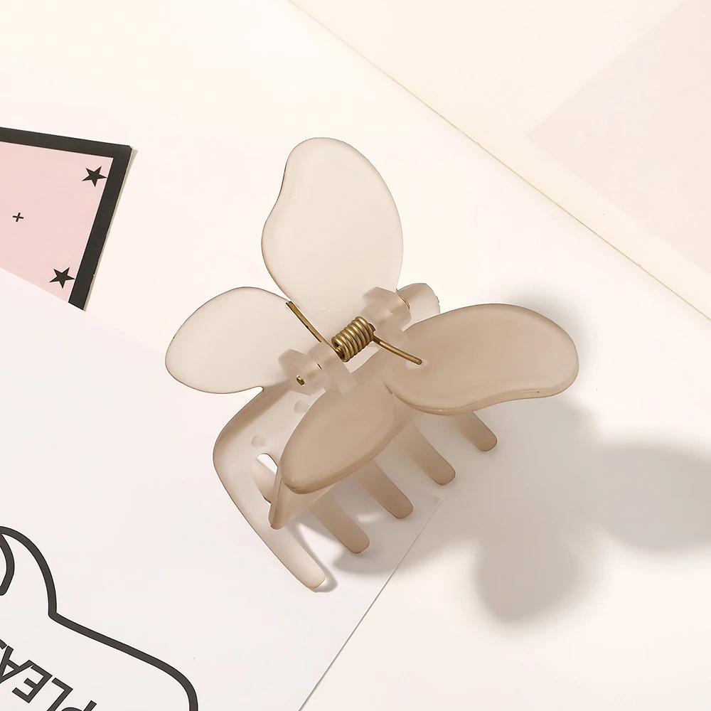 Frauen Kleine Schmetterling Haar Klaue Acryl Klaue Clip Mädchen Süße Haarnadel Krabben Haar Clips Chic Haar Clip Mode Haar Zubehör – Detail 32