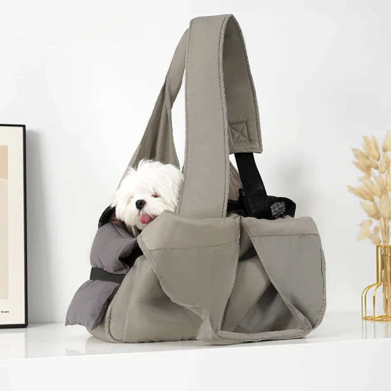 Pet Summer Breathable Handbag Multi-functional Dog Bag Cat Bag Teddy Bee Bear Go Out Portable Single Shoulder Crossbody Bag