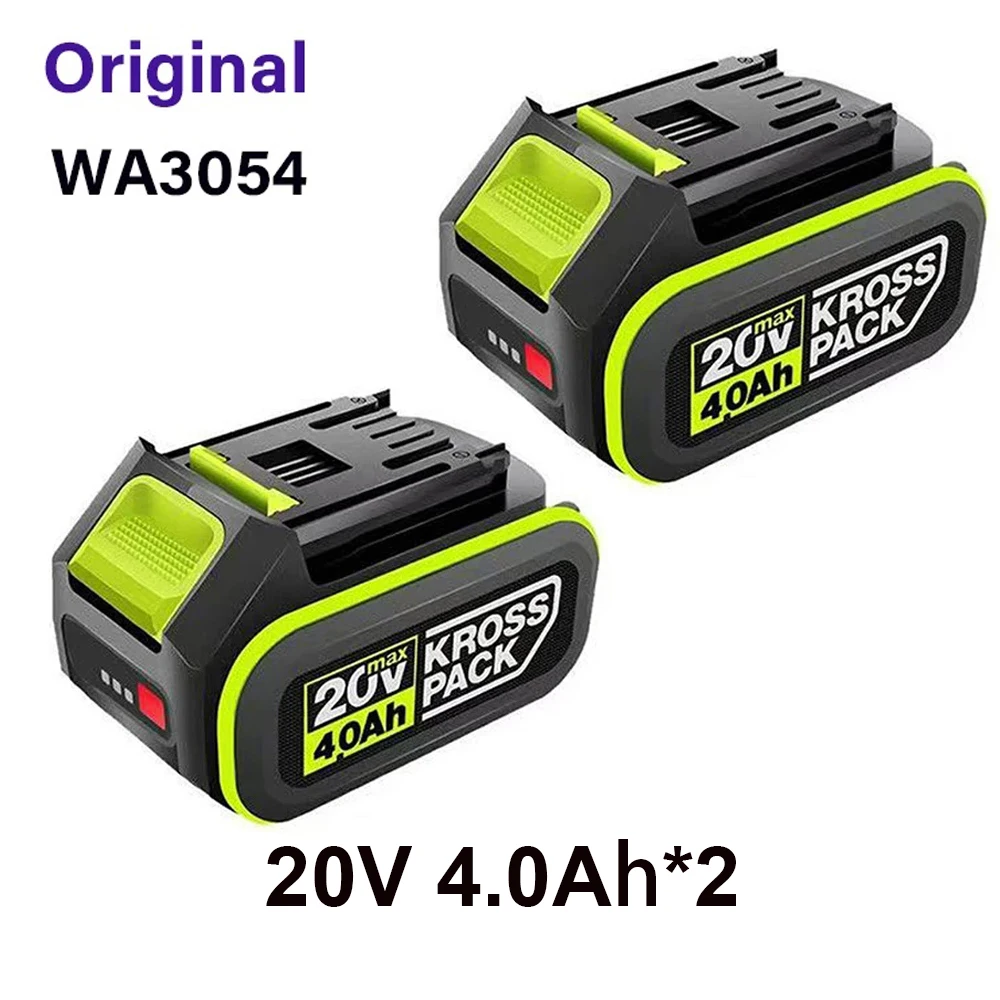 Originele 20V 2.0Ah/4.0Ah/5.0Ah Batterij voor WORX Serie Power, Toolswith LED Indicator, voor WU279.WU182.WU690.WU380S.WU231.WU533