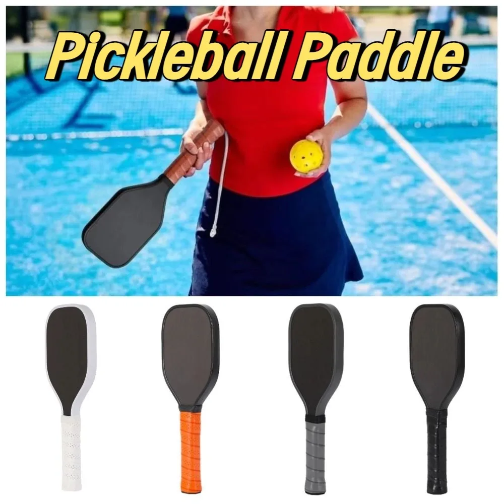 

Carbon Fiber Frosted Surface Pickleball Paddle Nonslip Grip Lightweight Pickleball Racquet Professional Wear Resistant