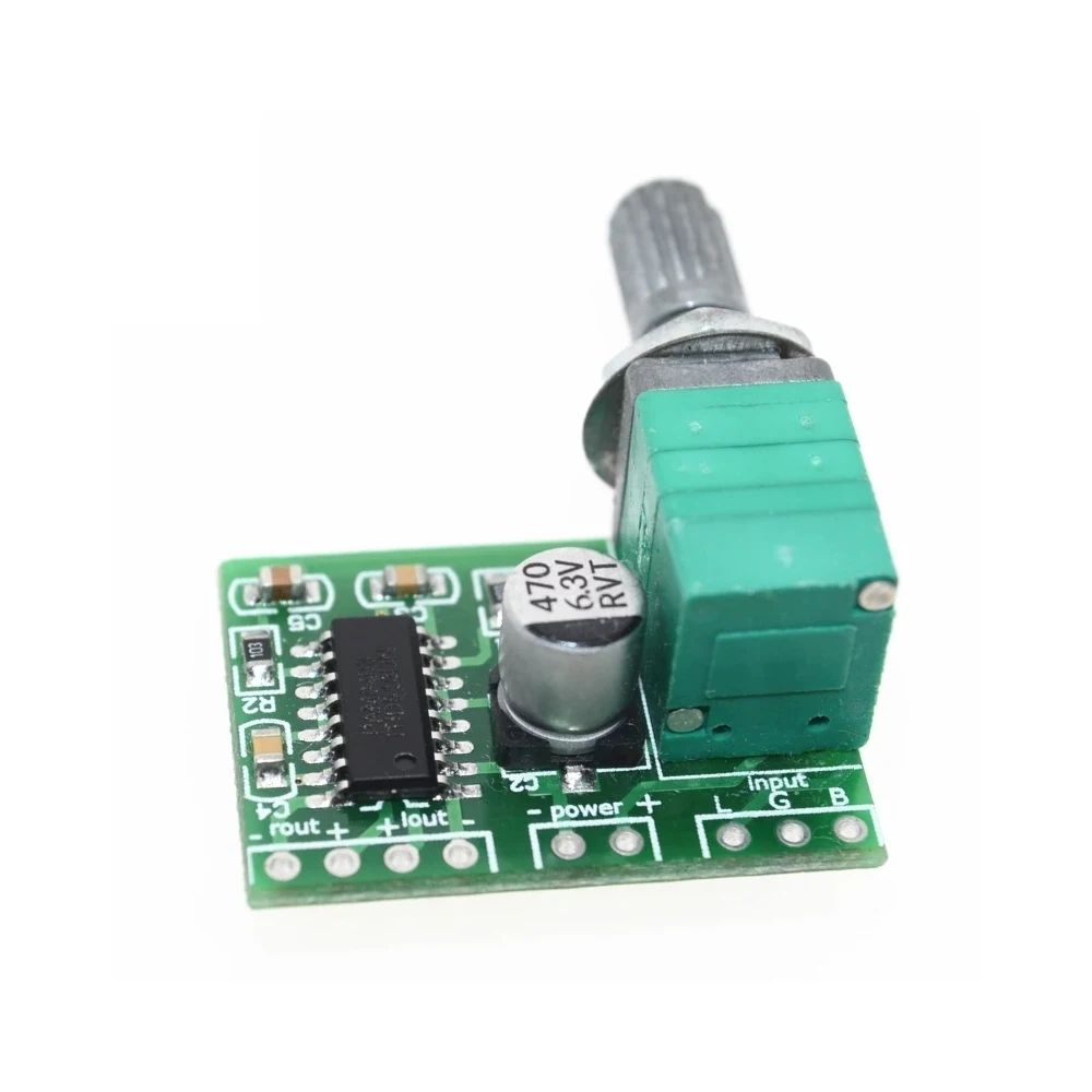 

Digital Amplifier Board PAM8403 Mini 5V with Switch Potentiometer Can Be USB Powered