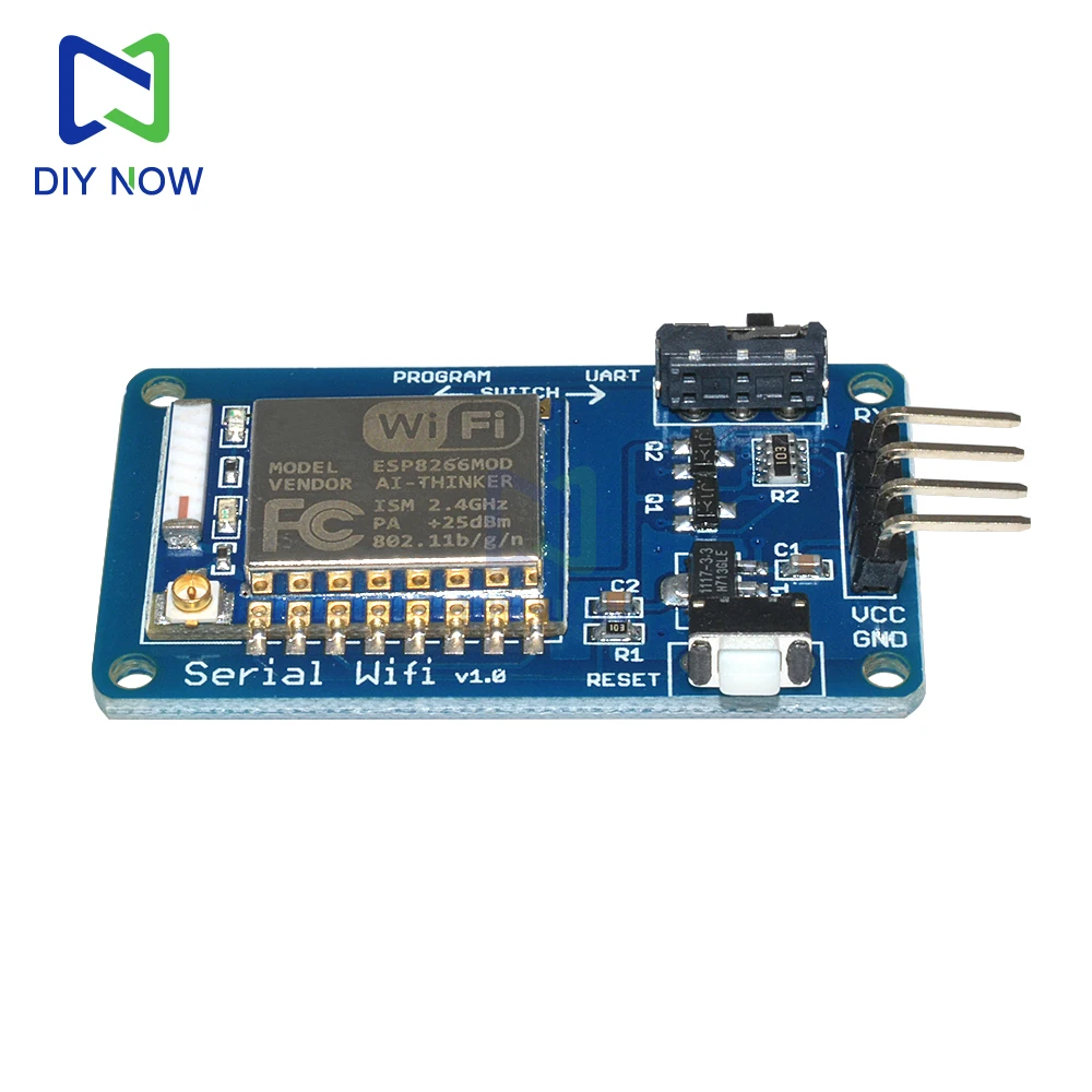 ESP8266 Serial Port โมดูล WIFI V1.0 ออนบอร์ด 3.3V LDO ไร้สาย ESP-07 Serial Port Transceiver โมดูล