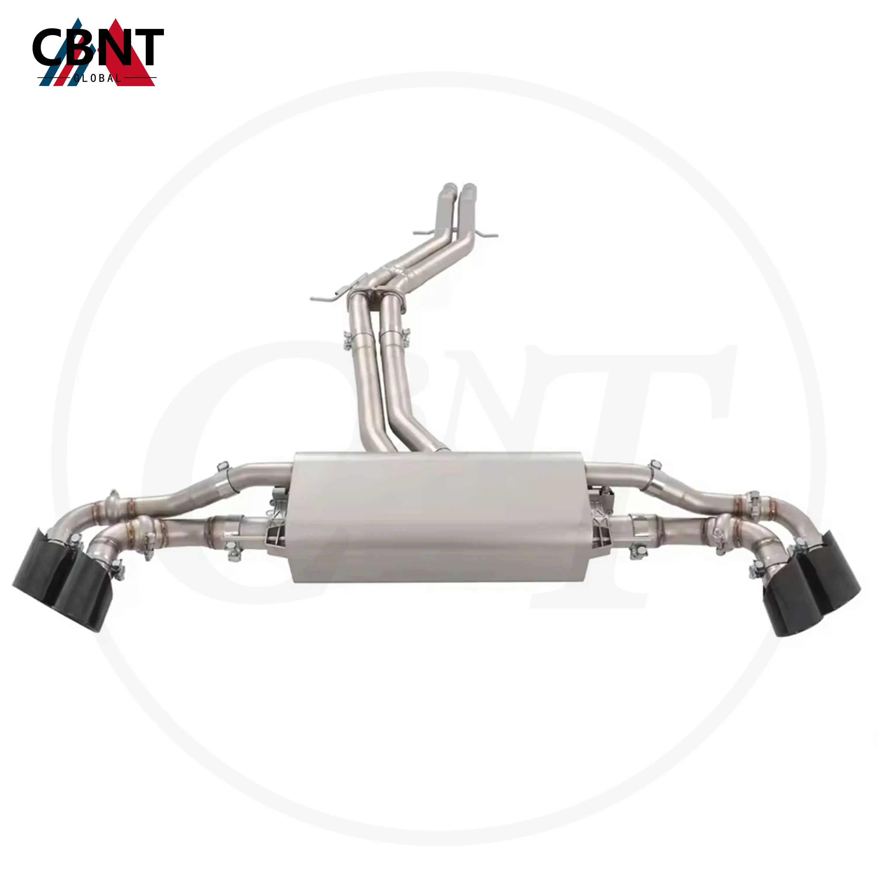 

CBNT for Porsche Cayenne 9YA Exhaust Catback with Valve Muffler High Quality SS304 Performance Valved Exhaust Pipe System