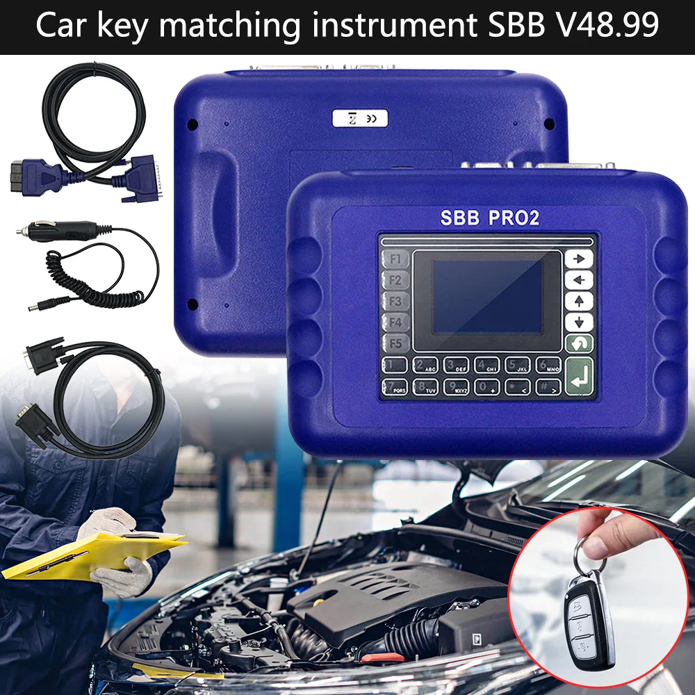 OBD2 SBB PRO2 V48.88 SBB Auto Car key Programmer with Auto Key Maker OBD2 CAR Accessories Diagnostic tools