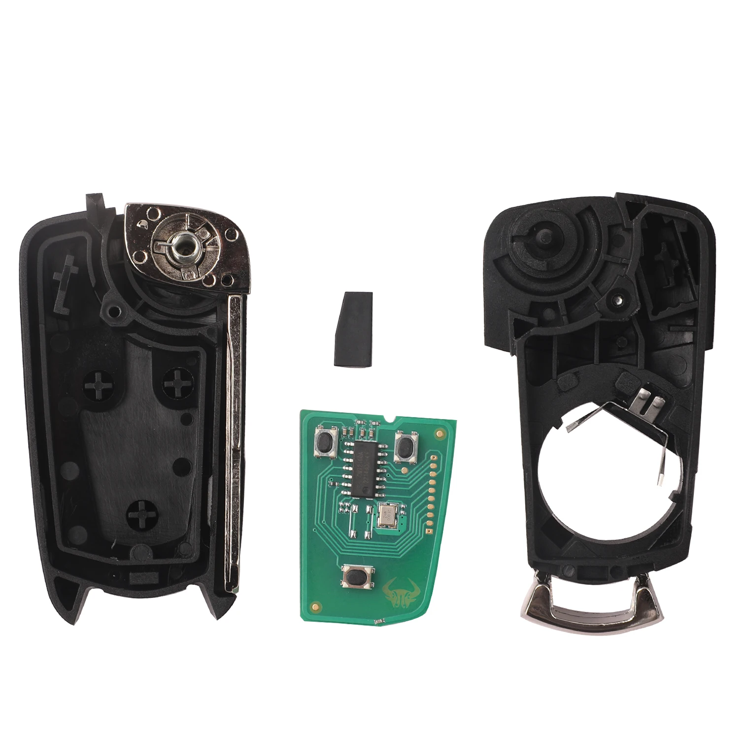 jingyuqin Remote Flip Key Shell Car Case Fob For Chevrolet Captiva 2006 2012 For Opel Antara 2007 2011 For Gmc Key Blade DWO5