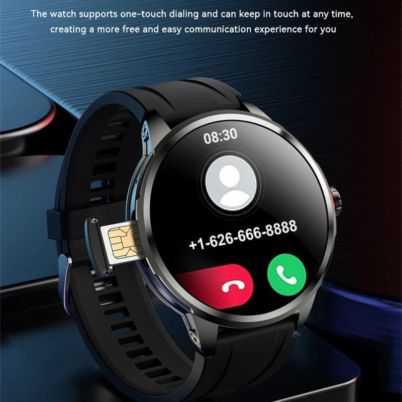 5G/4G Smart Watch 1.95 inch HD AMOLED 16GB+256GB RAM 190° Camera GPS WIFI Google Download Smartwatch 2100mah Battery Android 9.0