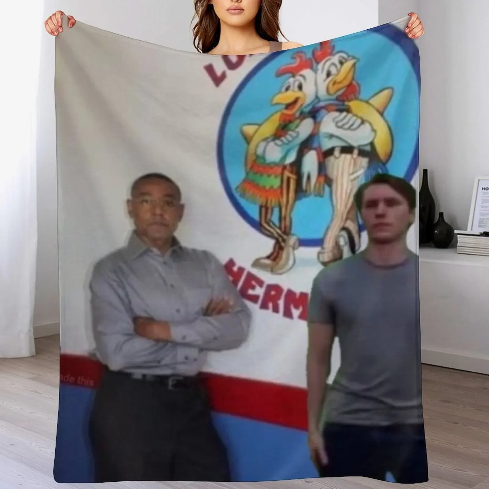 

los pollos jermanos Throw Blanket Cozy Throw Blanket for Bed Sofa Chair