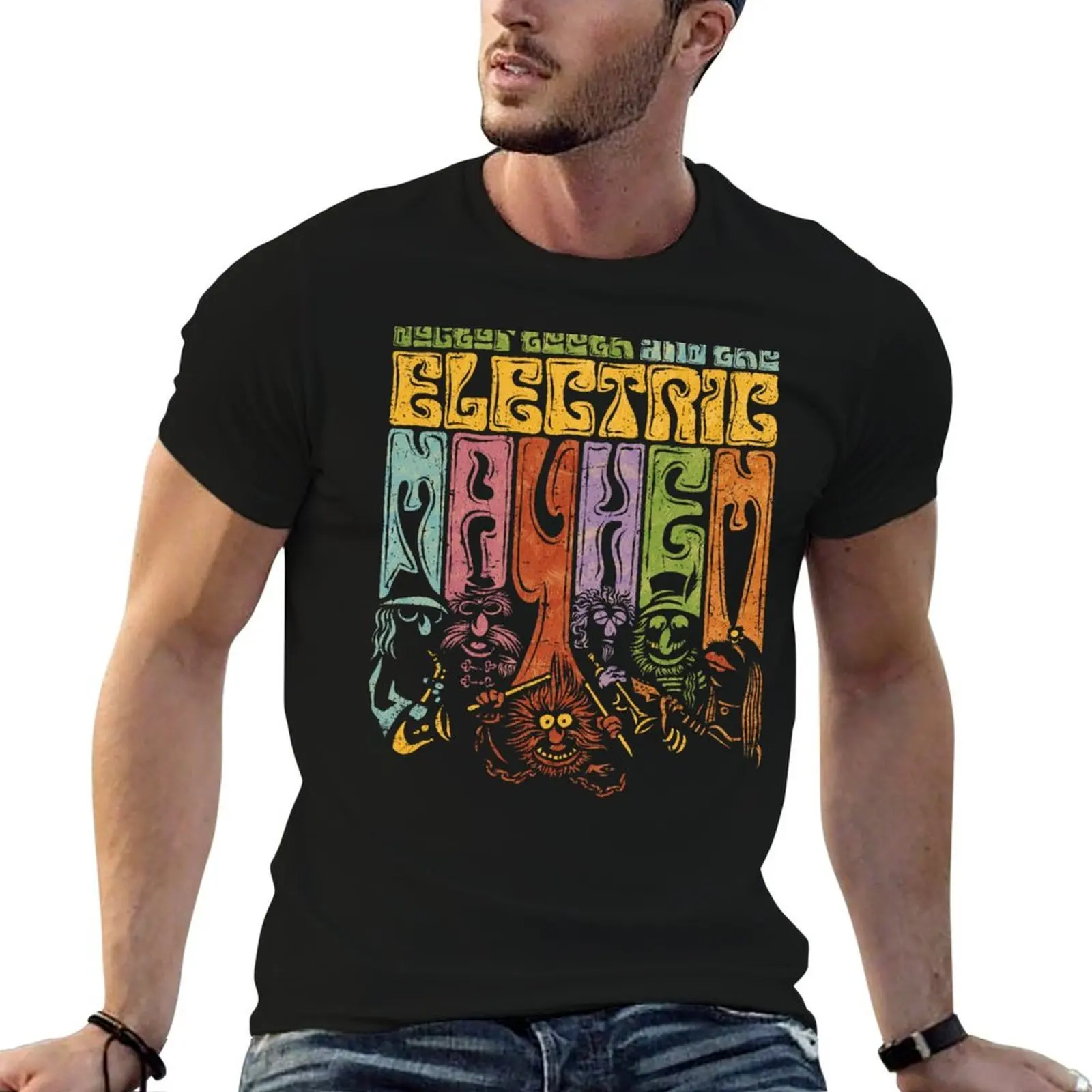 

The Psychedelic Mayhem T-Shirt man t shirts for men funny t shirts cotton T-Shirt