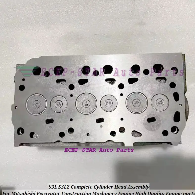 

High Quality Diesel Engine parts S3L2 S3L Complete Cylinder Head Assembly For Mitsubishi Excavator Construction Machinery Engine