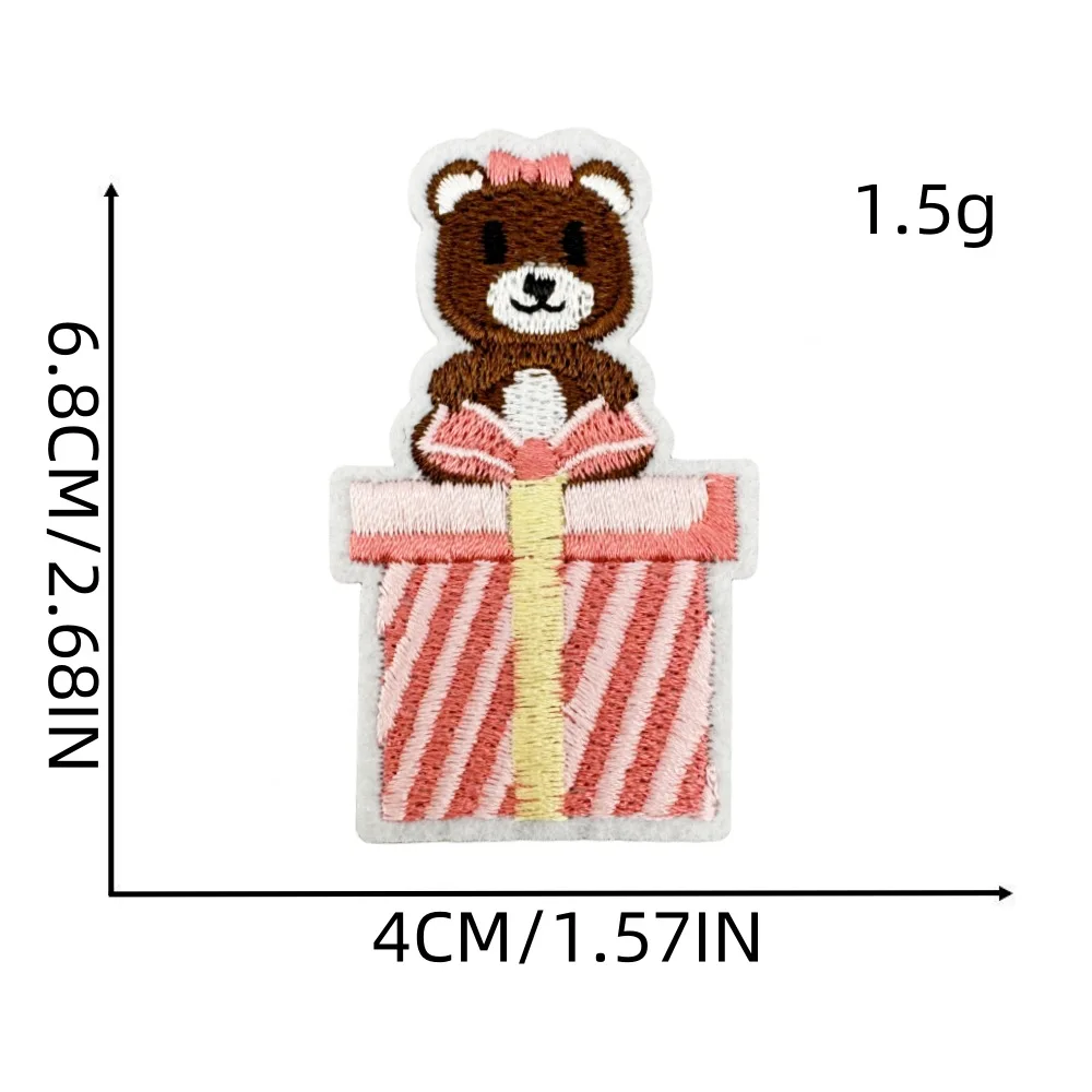 1piece Iron On Embroidered Baby Kids Patches Cartoon Milk Bottle Horse Bear Stickers DIY Appliques Badge Wholesale