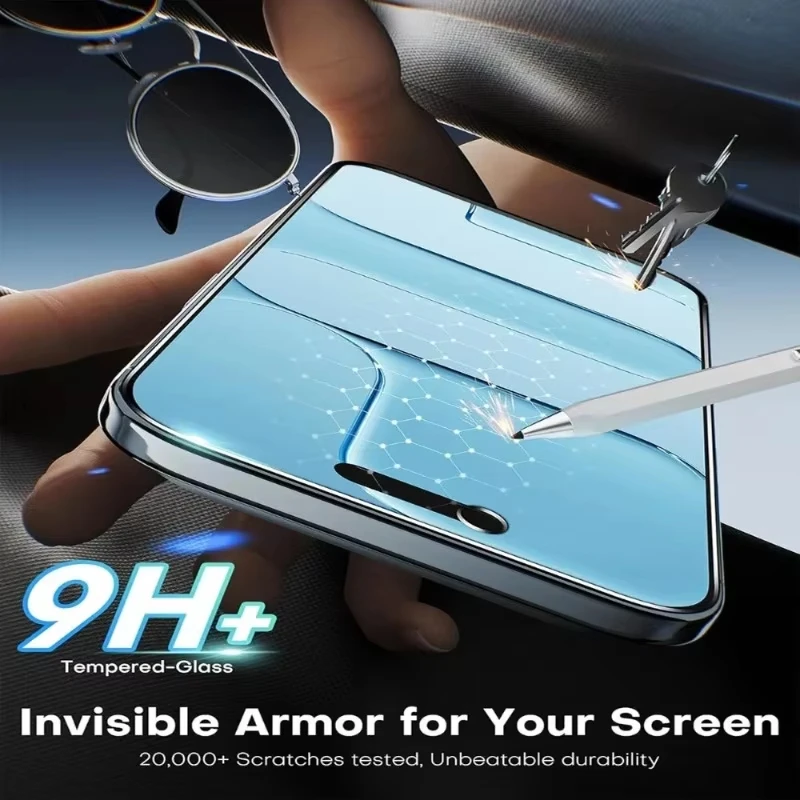 1/3/5PCS Anti Spy Protective Film Tempered Glass For iPhone 17 18 16e 16 15 Pro Max 14 13 12 11 Pro Max Privacy Screen Protector view 4