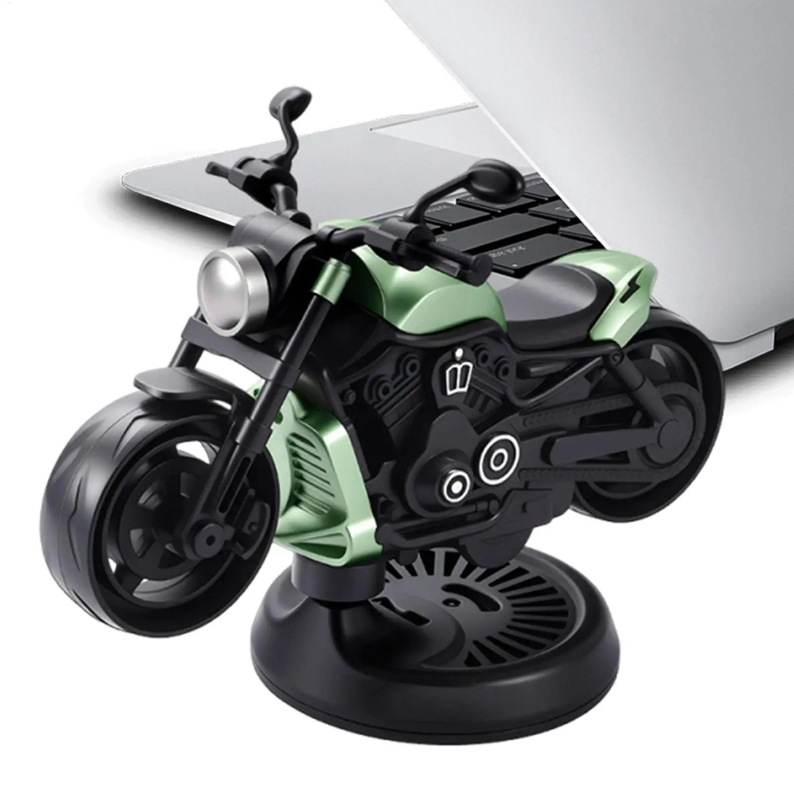 Car Scent Rotating Dashboard Scent Diffuser Motorcycle Shape Odor Eliminator For Car For Men Women Truck SUV Interior Dashboard