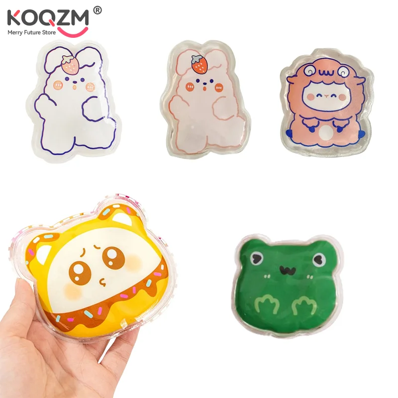 Reusable Frog Animals Hand Warmer Multi-functional Long Lasting Hand Click Gel Warmers Pocket Instant Hot Pad For Bag Backpack