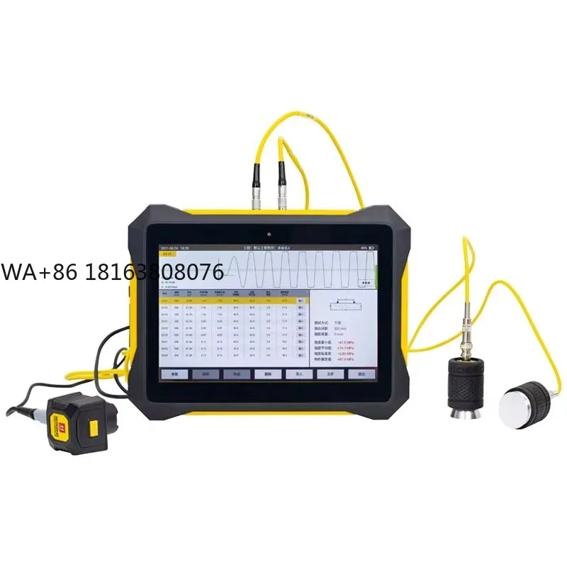 HC‑U91 Concrete Ultrasonic Detector NDT Tester for Internal Defect, Crack Depth and Width Measurement