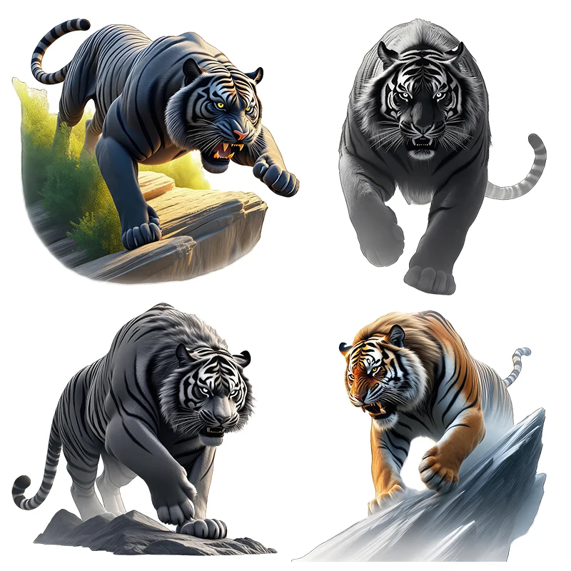 Three Ratels CC188 Fierce Tiger Wall Stickers for Home Decoration computer Stickers Car Stickers