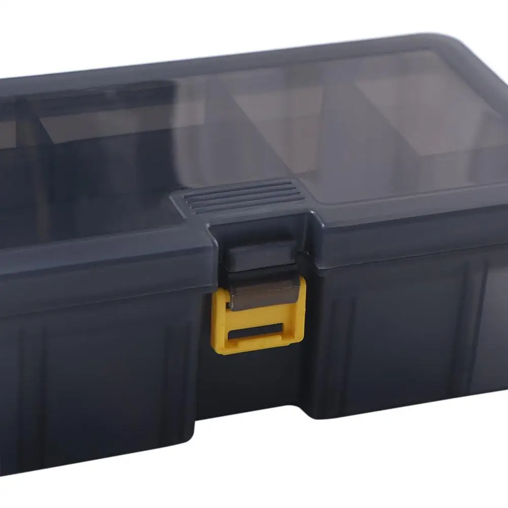 

Double Layer Fishing Tackle Box Plastic Flip Cover Lure Hook Storage Case Transparent Portable Bait Storage Container