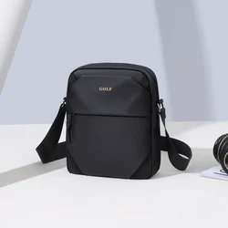 GOLF New Single Shoulder Bag Men's Large Capacity Casual Crossbody Bag Oxford Canvas Business Shoulder Bag Trend Small Backpack