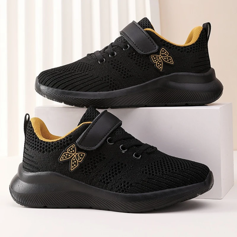 

Leisure Child Shoe 2025 Autumn New Child Sport Flat Shoe Retro Mesh Breatha Anti Slip Soft Sole Men Women Versatile Running Shoe