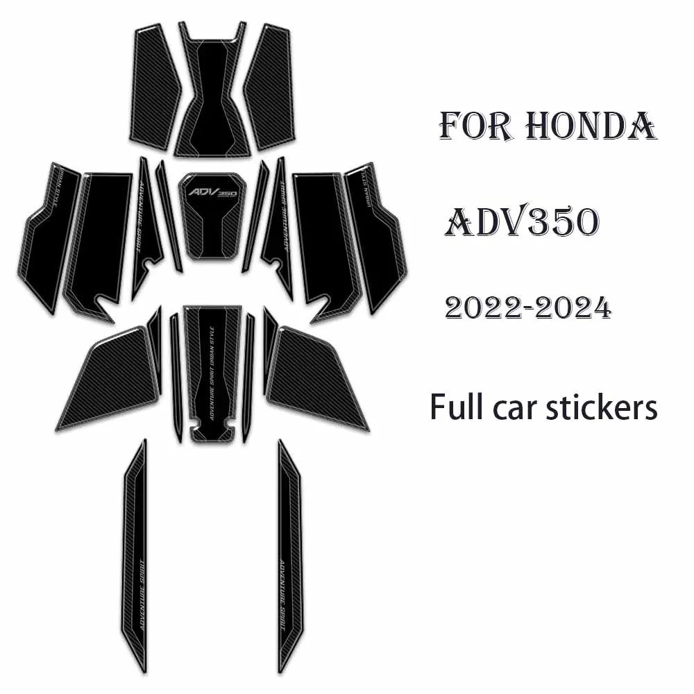 

2024 For HONDA ADV350 ADV 350 2022 2023 2024 Motorcycle 3D Resin Epoxy Sticker Tank Pad Anti Scratch Decal Non-slip Tank Pad