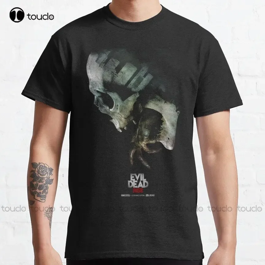 Evil Dead Rise Movie  Classic T-Shirt Womens Fishing Shirt Printed Tee Custom Aldult Teen Unisex Digital Printing Tee Shirts