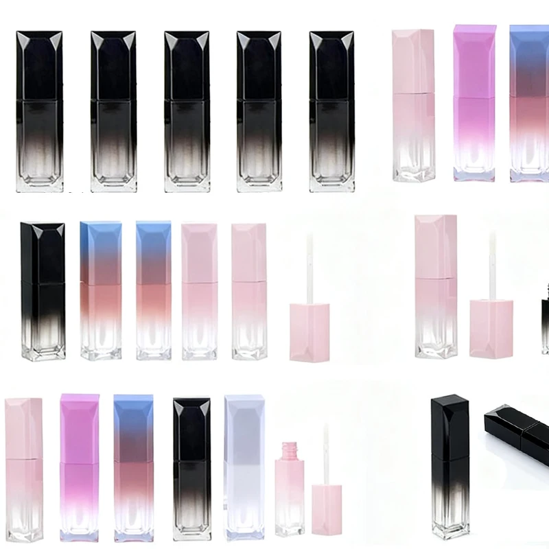 

50 шт. мини-флаконов для блеска для губ объемом 5 мл, портативные пробники блеска для губ, многоразовые дорожные контейнеры для макияжа для девочек, сделай сам