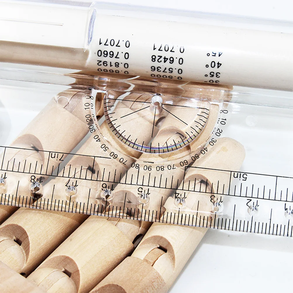 30 Cm Rolling Scale Rule Translate Multipurpose Parallel Drawing Ruler Angle Measurement