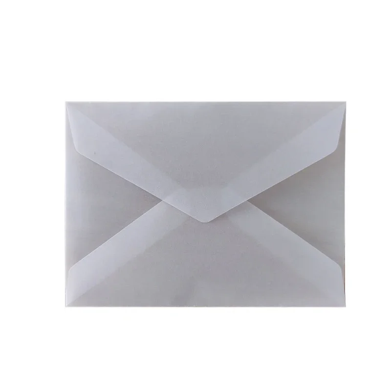 50pcs Translucent Envelope for Invitations 17.5x12.5cm Postcards European Giftbox Card Paper Wedding Business Letters Stationery