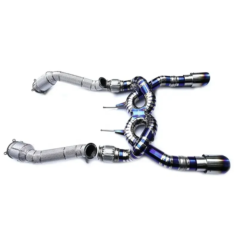 

Выхлоп CSZ для спортивных труб для кошек 720S 4.0T V8 и титановые прямые выхлопной системы Cat-back