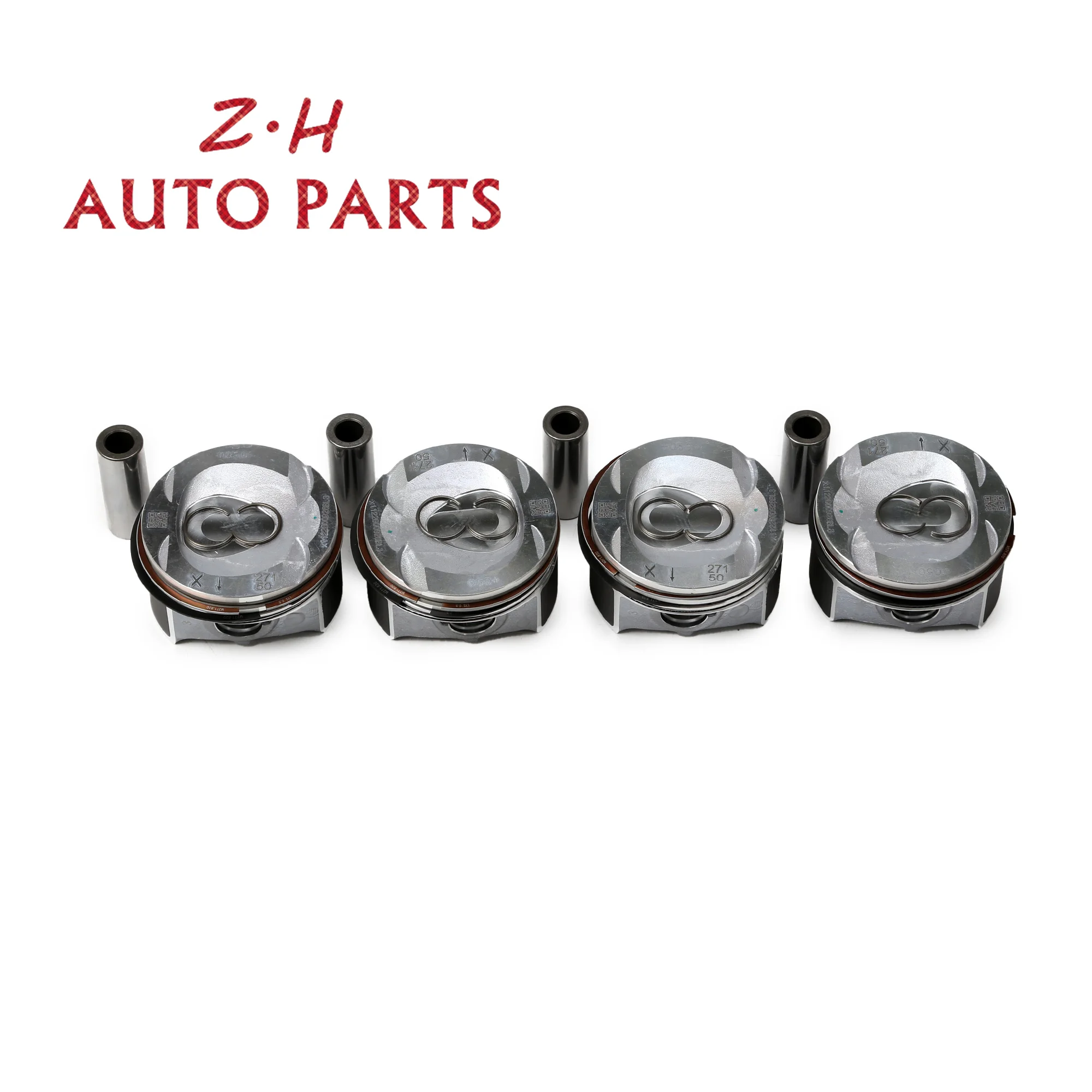 

Car Piston Assembly Oversized 0.5MM Kit For Mercedes-Benz C-Class S204 W212 A207 E 260 CGI 1.8T C207 R172 A2710300324 2710306317