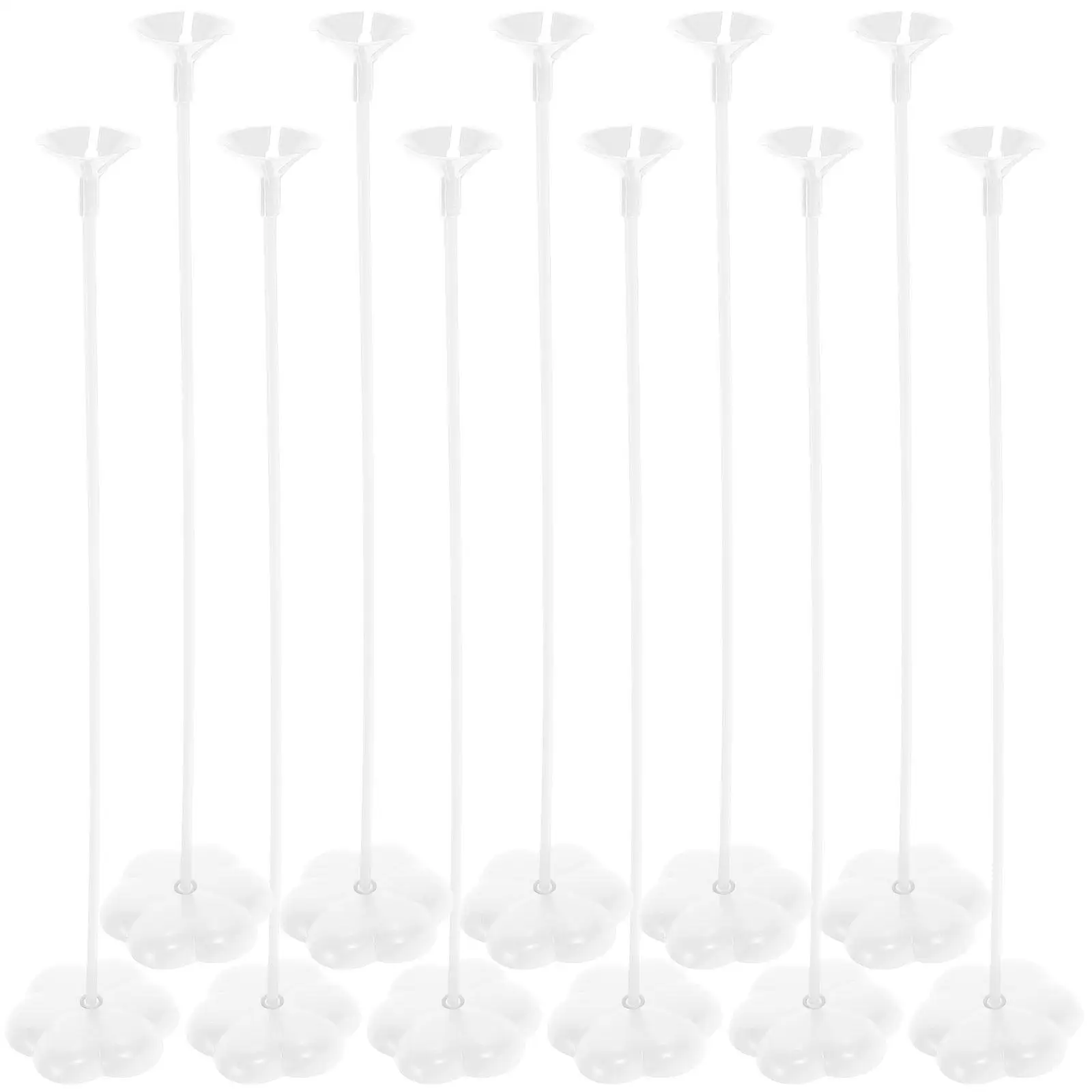

50pcs Balloon Stick 40cm Tall Sticks Plastic Holder Reusable Banquet Balloon Accessories Wedding Accessories