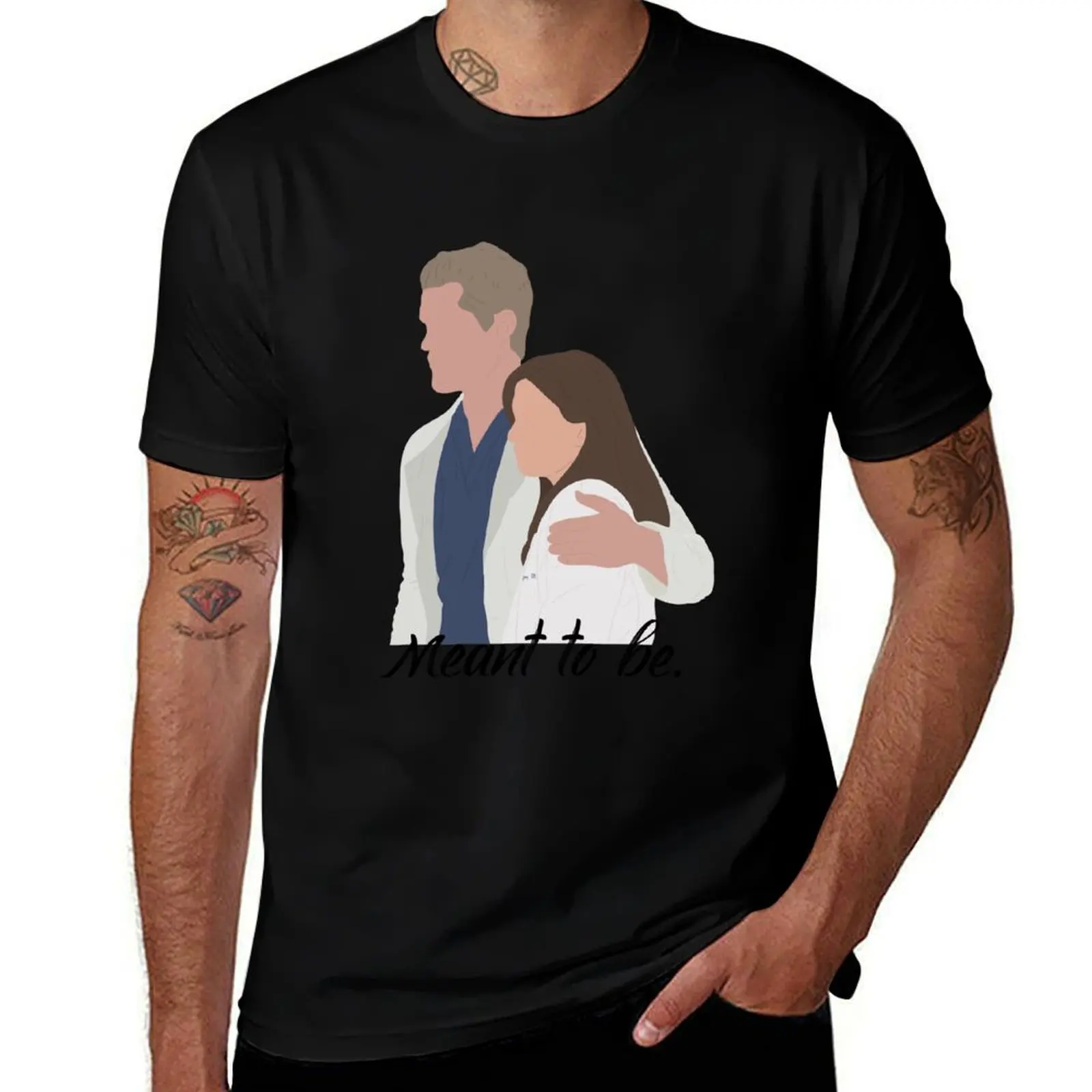 Slexie Meant To Be T-Shirt Breathable Gym Short Sleeve T-Shirt
