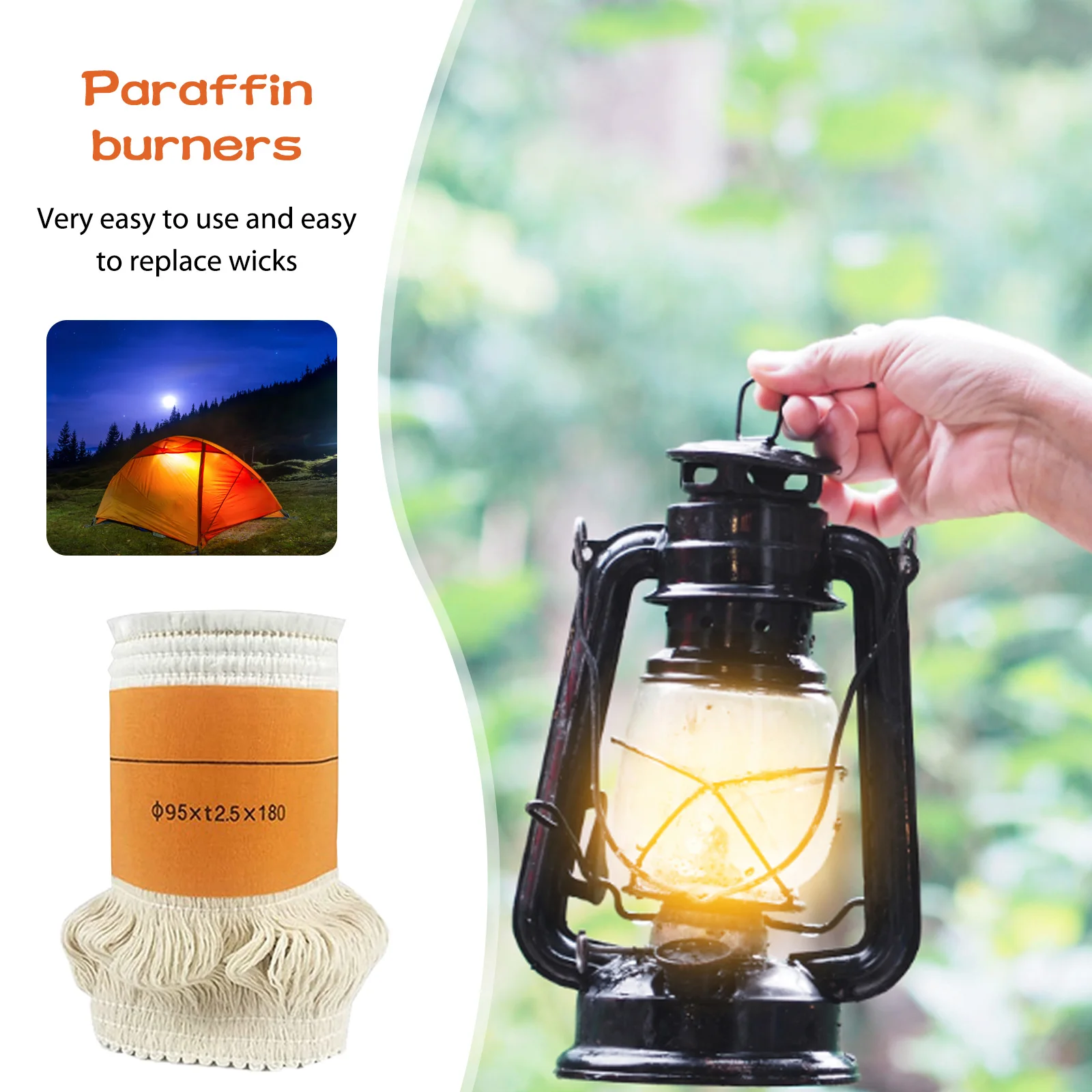 1/2/4pcs Kerosene Stove Wick Multipurpose Replacement Lamp Wicks Smokeless Burning Stoves Core Kerosene Light Cores
