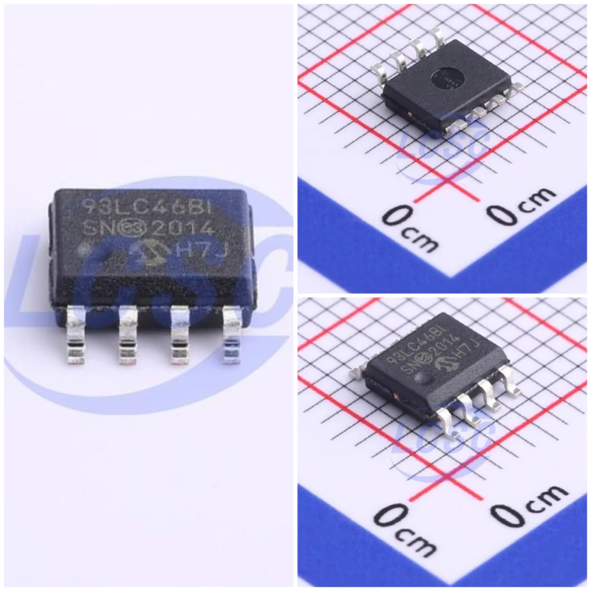 10pieces/Pack 93LC46BT-I/SN 1Kbit Microwire Compatible Serial EEPROM 2.5V~5.5V 2MHz SPI SOIC-8 Memory IC Chip Code 93LC46BI SN