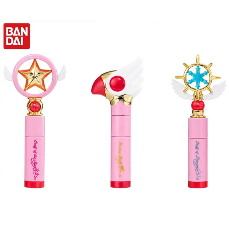 

Bandai 3 шт. Gashapon Card Captor Sakura Star Wand аниме игрушки для детей фигурки подарки Коллекционная модель моделирование украшения