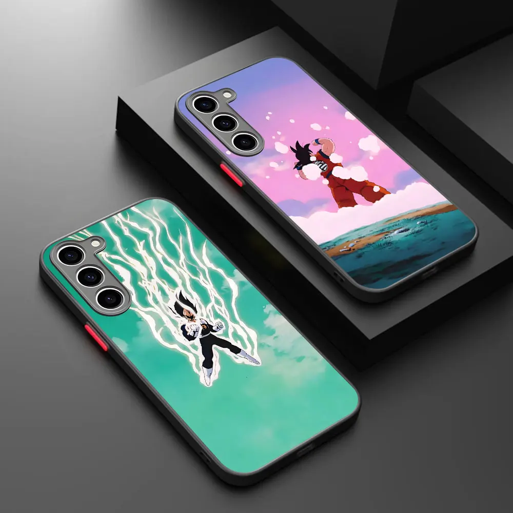 Vegeta Dragon IV Goku Case for Samsung Galaxy Note 20 Ultra 5G 10 Plus 10Lite Matte Frosted Phone Cover J6 Plus M13 F62 F02s M23