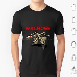 Macross T Shirt Cotton Men Women DIY Print Macross Macross Plus Movie Film Anime Cartoon Manga Tv Series Tv Show Robot Mecha