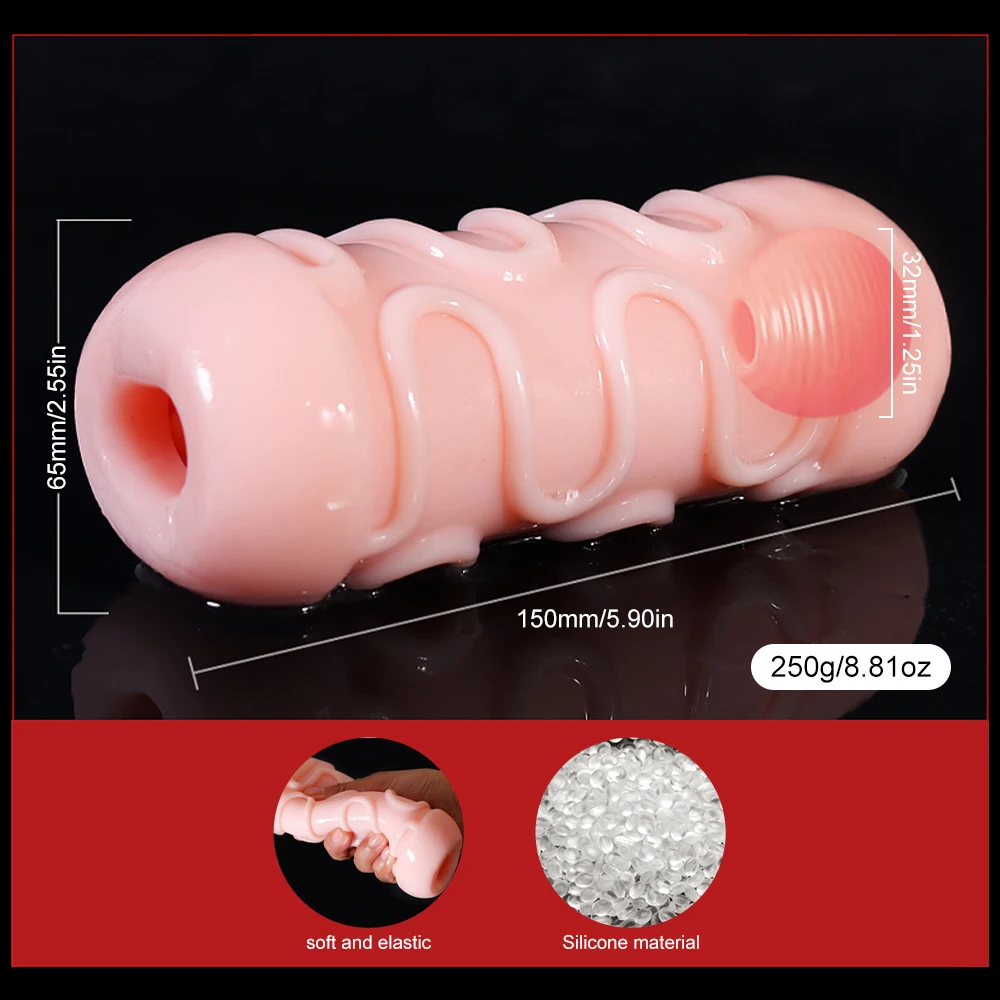 Masturbator Massage Ball Sucking Realistic Vagina Male Masturbation Cups Pussy Orgasm Pocket Sex Toys For Men Adults 18