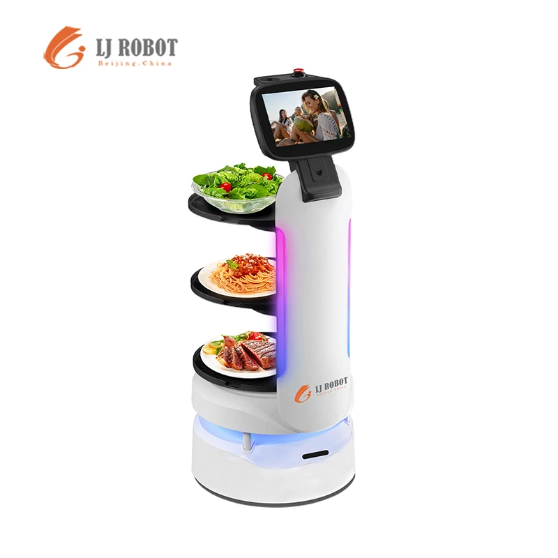 LJrobot Intelligent Fully Autonomous  Best Price Food Delivery Robot for Sales