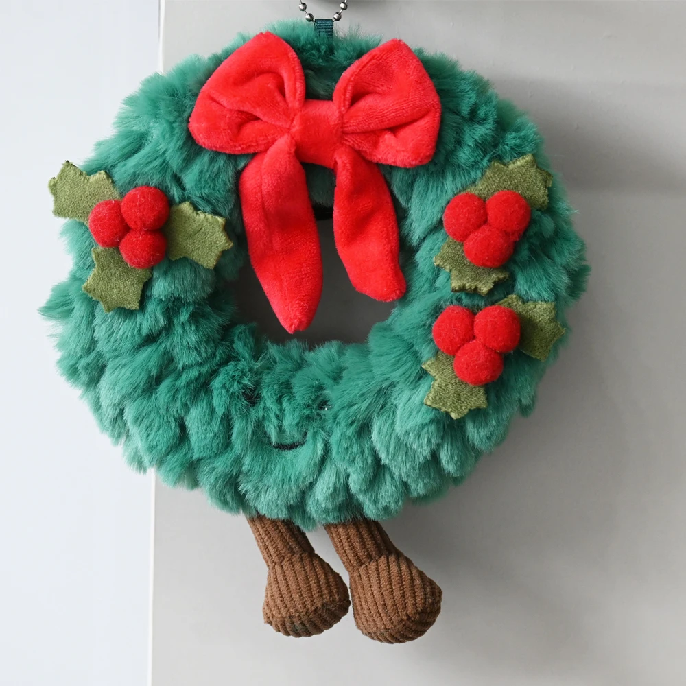 Cartoon Plush Toy Stuffed Smiling Plushie Kawaii Home Decor Christmas Gift